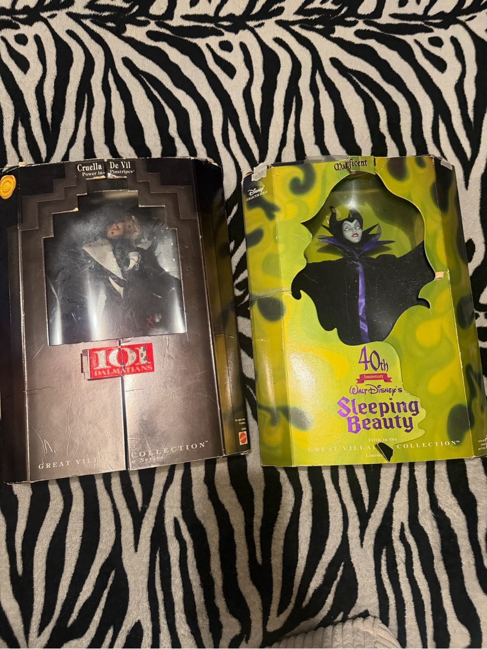Cruella De Vil & Malificent Dolls